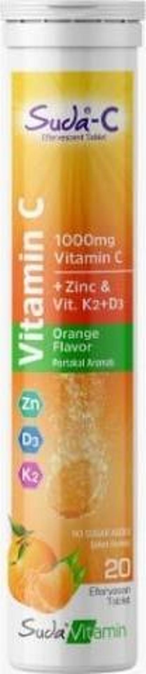 Vitamin C Orange 20 Efervesan Tablet