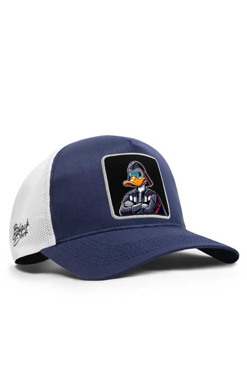 Duckside Logolu Cordura Lacivert-Beyaz Trucker Şapka