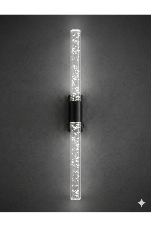 Bubblelight Large 51 cm Modern Tasarım LED Aplik - Duvar Lambası - Siyah - Elektrikli - Beyaz LED