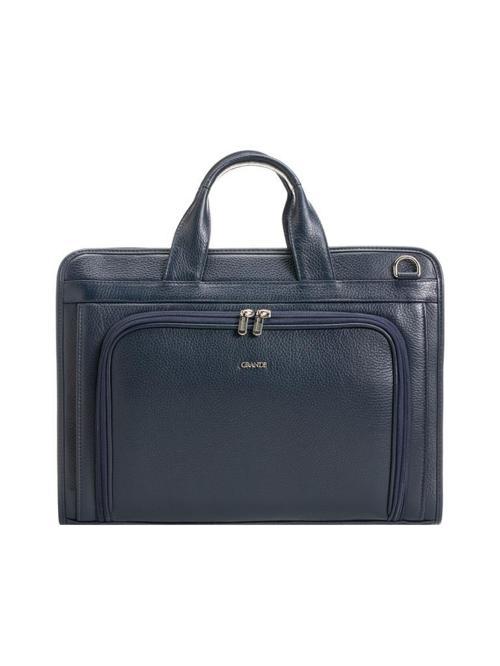 Erkek Hakiki Deri Evrak Çantası Lacivert 4063