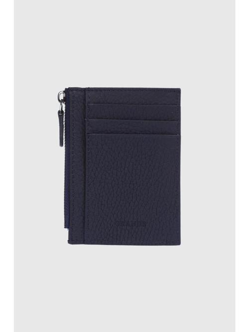 Hakiki Deri Kartlık Lacivert 853