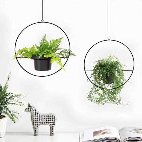 Modern Tasarım Askılı Çiçeklik Saksılık 2' li Set SEH-4560