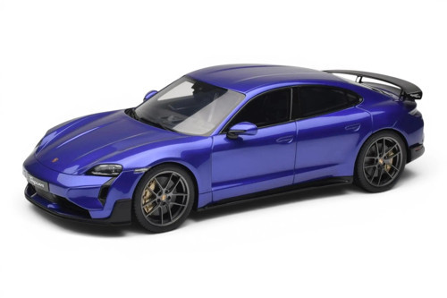 GT520 1/18 Porsche Taycan Turbo GT 2023 Purple Sky Metallic