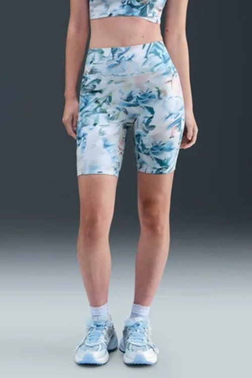 Universa Women's Artist Collection High-Waisted 20.5cm Biker Shorts Yüksek Bel Spor Şort Tayt Yeşil