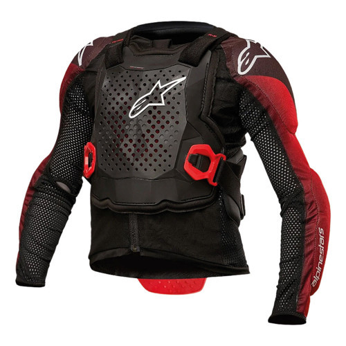 Bionic Tech Youth (Genç) Body Armour (Tam Gövde Koruma) Siyah Beyaz Kırmızı