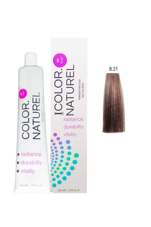 Kalıcı Saç Boyası 100 ml 8.31 Açık Altın Küllü Kumral