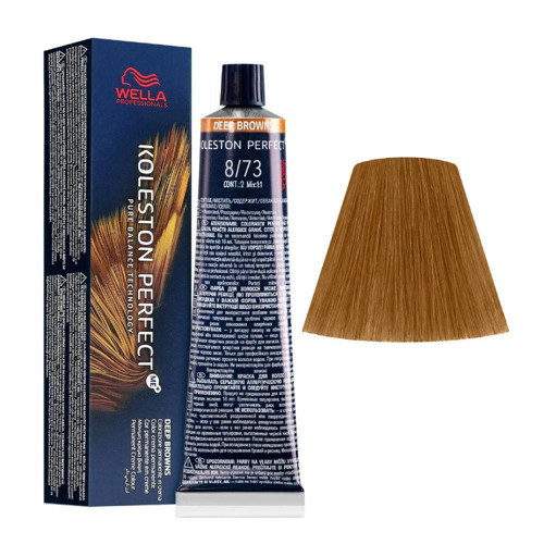 Koleston Perfect Me+ Tüp Boya 60 ml 8/73 Açık Karamel Altın