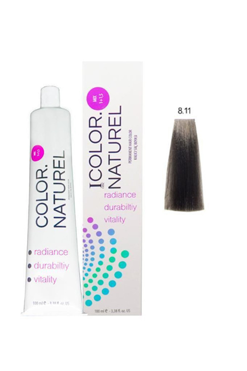 Kalıcı Saç Boyası 100 ml 8.11 Yoğun Küllü Açık Kumral