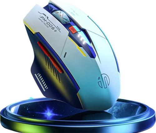 4 Ayarlanabilir DPI Şarj Edilebilir 500mAh 2.4G Kablosuz Mouse Ofis Oyun Mouse İos Mac Windows Uyumlu