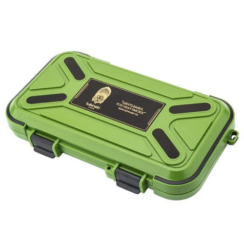 Yeni Stil Seyahat Puro Kutusu Humidor Kırılmaz Plastik Yeşil 5's LB-603