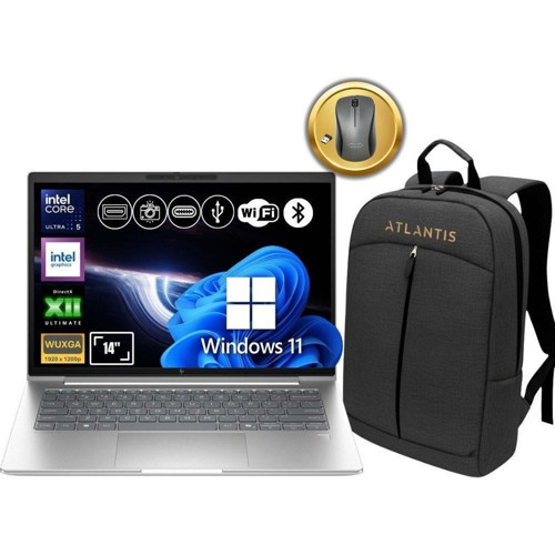 Elitebook 6 Aı G1I Ultra 5 225U 32GB Ram 2tb SSD 14" W11PRO Notebook CV0G0ET ATL35 + Çanta&mouse
