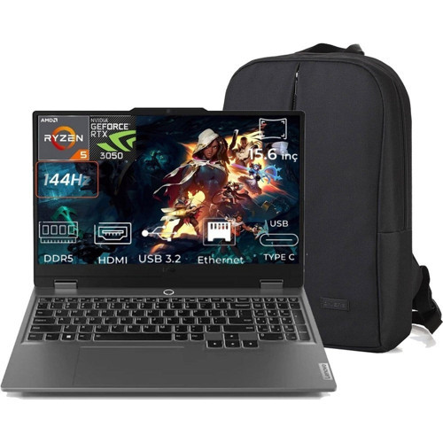 Loq 15ARP9 83JC00DXTR C67 Ryzen 5 7235HS 16 GB 512 GB RTX3050 15.6" Full Hd Yok (Free Dos) Gaming Laptop + Çanta