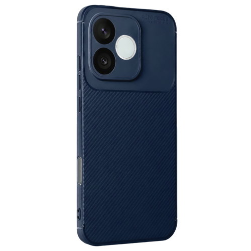 Huawei Honor 600 Lite Auto Focus Karbon Kapak - Lacivert