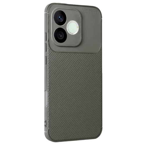 Huawei Honor 600 Lite Auto Focus Karbon Kapak - Gri