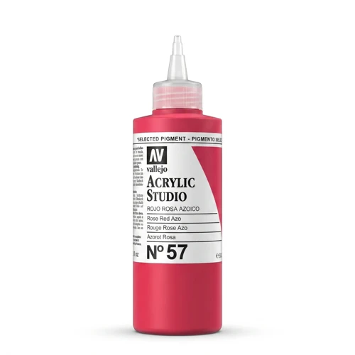 Studio Akrilik Boya Serisi 1 57 Rose Red Azo
