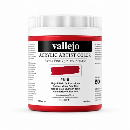 Artist Akrilik Boya 500Ml Seri 6 615 Quinacridone Pale Red