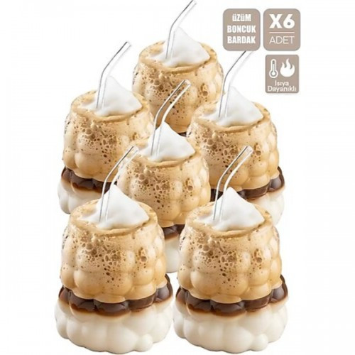 ETT7KN8 Üzüm Bardak Seti (60 ML) - 6 ADET ELKCXMH