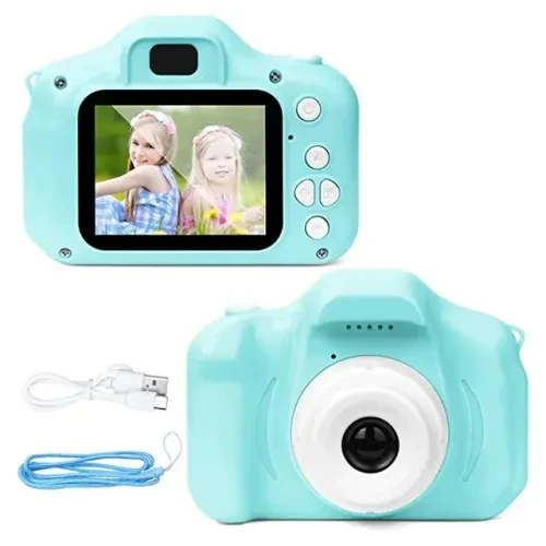 ETT7KN8 Mini Kamera Fotoğraf Makinesi Mavi ELKCXMH