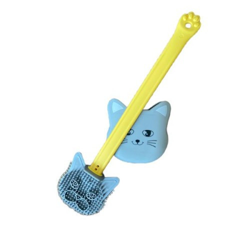ETT7KN8 Kedi Tasarımlı Ergonomik Tuvalet Fırçası ELKCXMH