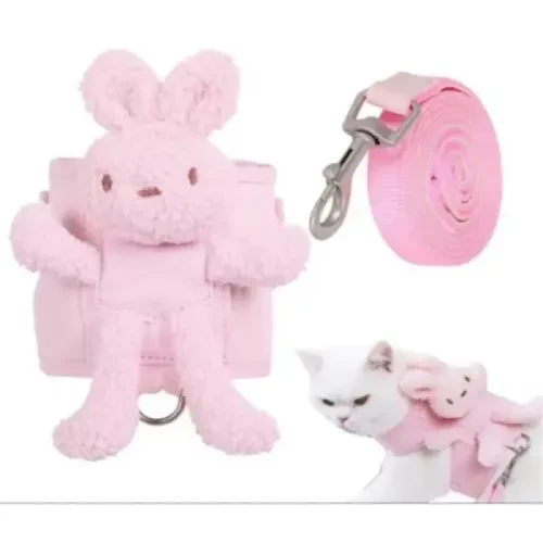 ETT7KN8 Peluş Ayıcıklı Göğüs Gezdirme Tasması Seti ELKCXMH