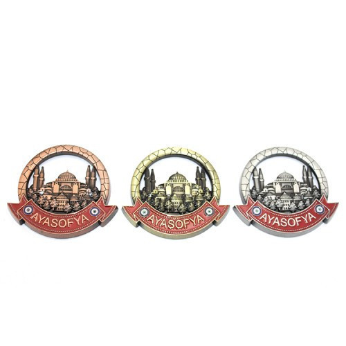 ETT7KN8 İstanbul Temalı Metal Magnet Model 4 ELKCXMH