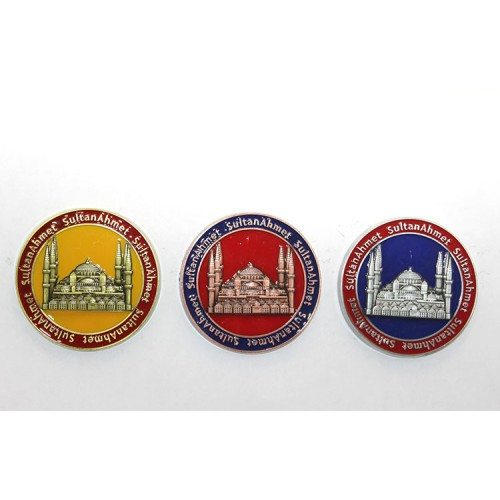 ETT7KN8 Yöresel Sultanahmet Magnet Yuvarlak Tasarım ELKCXMH