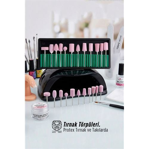 Professional 12 Parça Protez Jel Tırnak Manikür Pedikür Freze Ucu Seti 722927