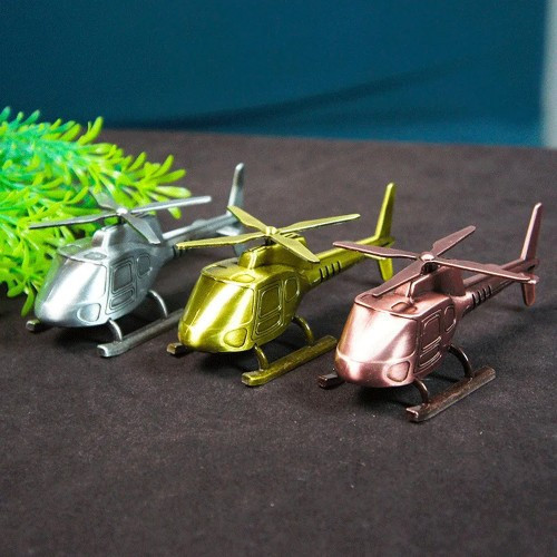 ETT7KN8 Dekoratif Metal Helikopter ELKCXMH