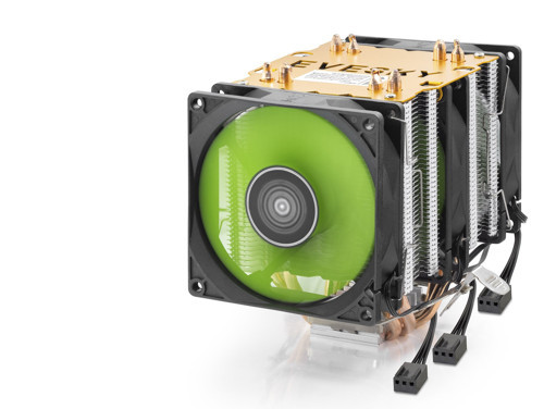 Cpu İşlemci Kule Tipi Soğutucu 600 Serisi Üç Fanlı 6 Bakır Borulu ND2605