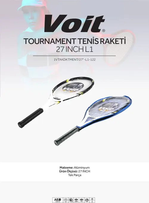 Tournament Pro Tenis Raketi 27 Inch L1 Fosfor