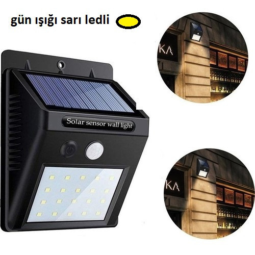 ETT7KN8 Hareket Sensörlü Güneş Enerjili Lamba ELKCXMH