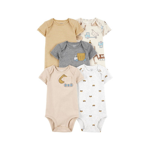 Layette Erkek Bebek Kısa Kollu 5'li Body 1T008910