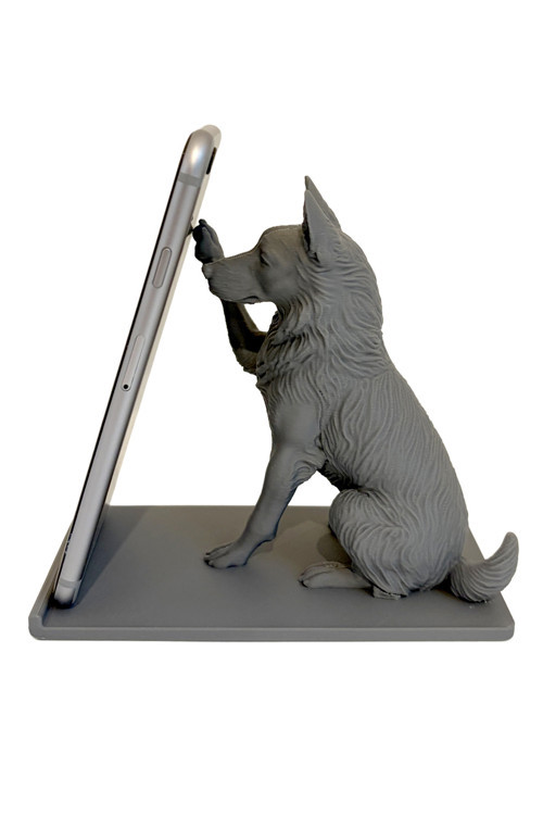 Sevimli Köpek Telefon Standı – Dekoratif Masaüstü Telefon Tutucu
