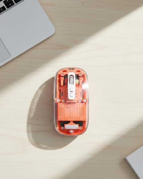 zenvia Bluetooth Ve Usb Destekli Kablosuz Şeffaf Mouse Sessiz Kullanım znv2025