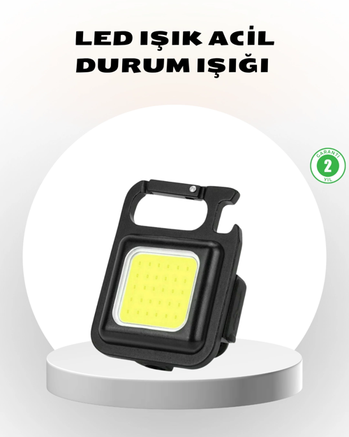 zenvia Süper Parlak 800 Lümen Led Fener – Usb Şarjlı, 3 Işık Modlu, Mini Taşınabilir Ve An