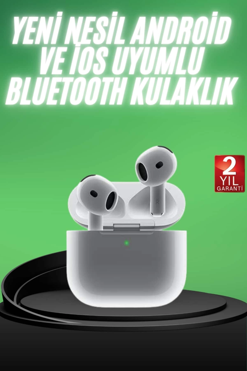 zenvia Yeni Nesil Bluetooth Kulaklık Beyaz Çağrı Cevaplayabilen Kablosuz znv2025