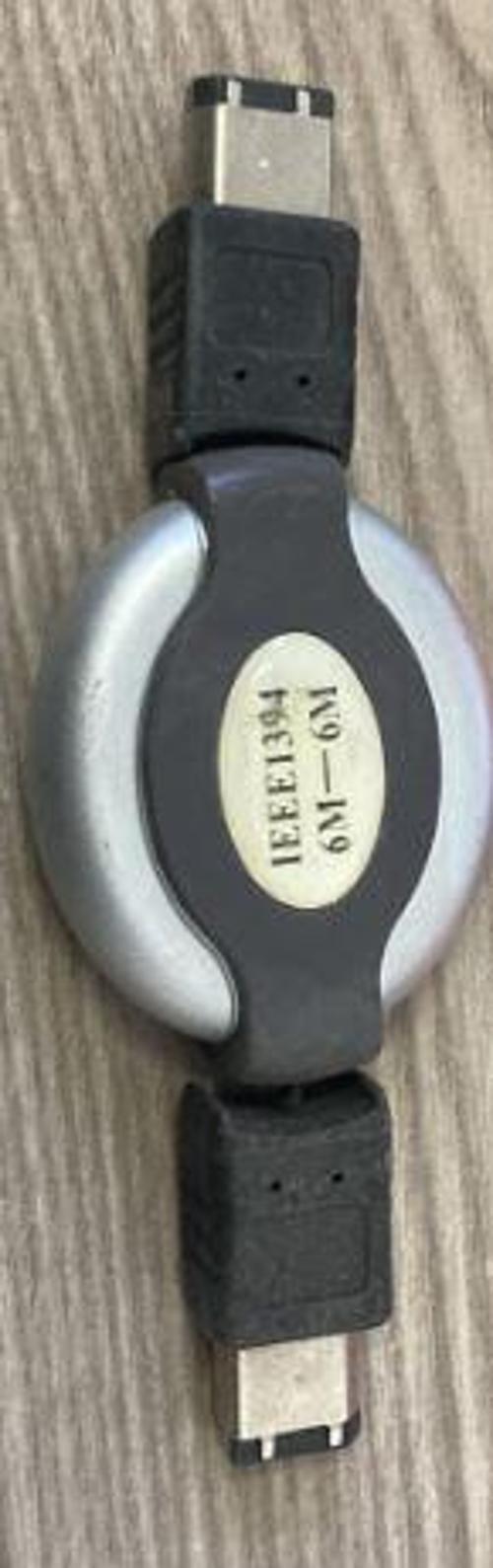 Firewire İeee 1394 6 Pin 6 Pin Aparat USB Kablosu Erkek Erkek Usb Paralel Kablo