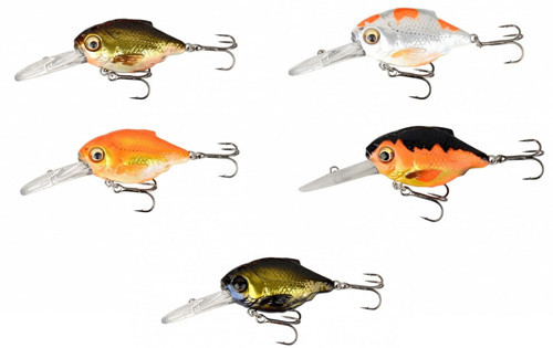 3D Crucian Crank 3,4 cm 3,4 gr SR DR Sahte Balık