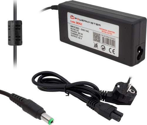 PM-31062 15 VOLT - 6 AMPER 6.3*3.0 UÇLU TOSHIBA NOTEBOOK ADAPTÖR
