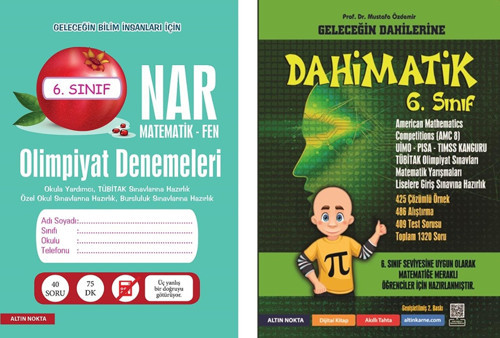 Altın Nokta Yayınları 6. Sınıf Matematik Olimpiyatlarına Hazırlık Seti (2 Kitap)