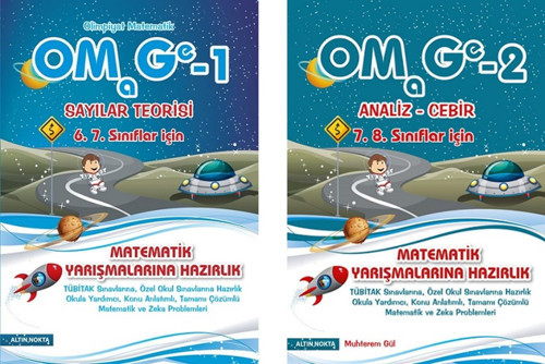 Altın Nokta Yayınları Omage 6.7.8. Sınıf Matematik Yarışmalarına Hazırlık Seti (2 Kitap)