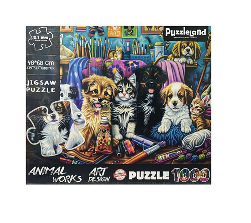 1000 Parça Sevimli Dostlar Puzzle 2029