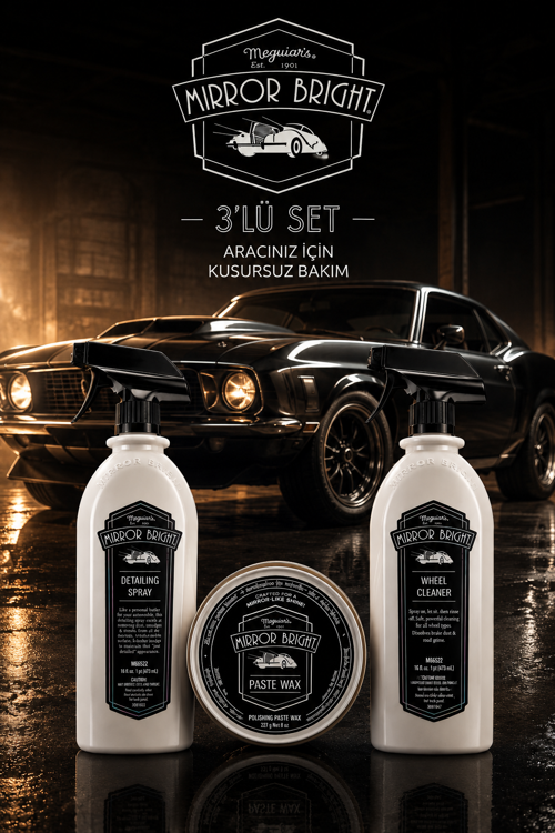 Meguiar's Mirror Birght Özel Oto Bakım Seti