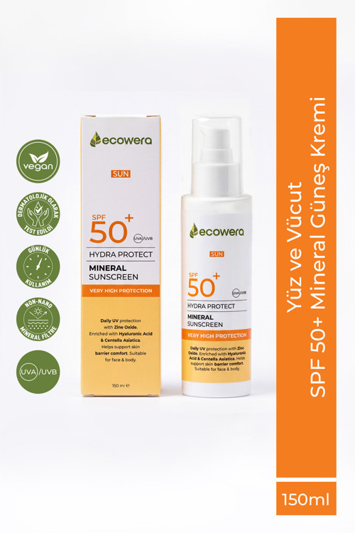 Hydra Protect SPF 50+ Nemlendirici ve Onarıcı Mineral Güneş Kremi 150 ml