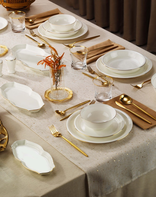 Sapphire Gold 32 Parça 6 Kişilik Yemek Takımı