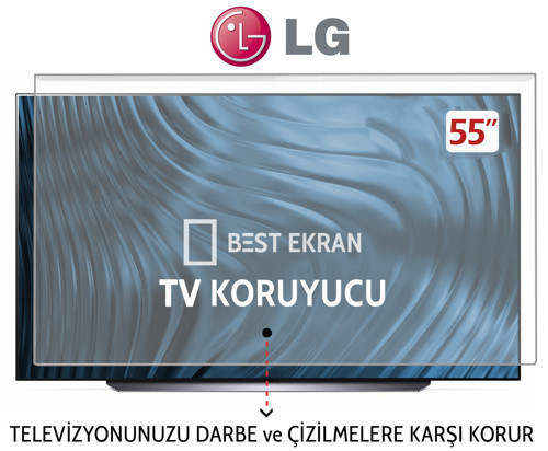 LG OLED55B65LA TV EKRAN KORUYUCU - LG 55" inç 139 cm 4K OLED Smart TV Sihirli Kumanda webOS26,Uydulu