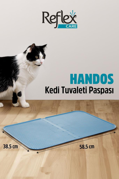 Care Handos Kedi Tuvaleti Paspası Lacivert (38,5 x 58,5 cm)