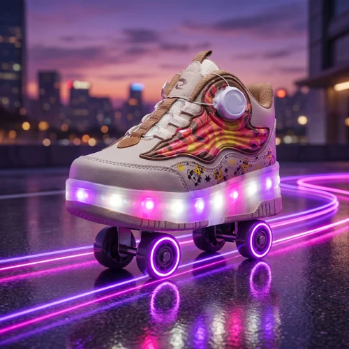 YAZIN FAVORİSİ, ÇOCUKLAR İÇİN PATENLİ TEKERLEKLİ SPOR AYAKKABI/SNEAKERS