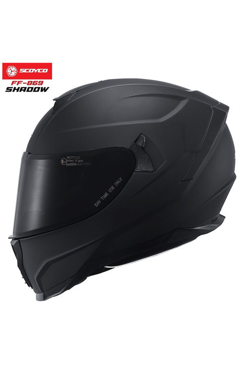 SHADOW Full Face Kask FF-869 – Güneş Vizörlü, DOT/CE Onaylı, Intercom Uyumlu