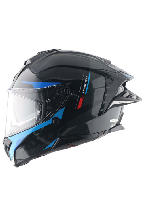 BRUTALE KRYPTIC FULL FACE PARLAK SİYAH MAVİ
